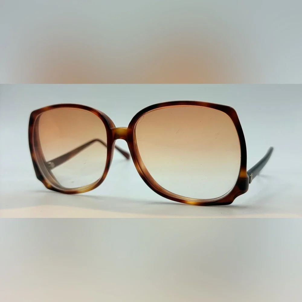 Vintage Tortoise Oval Oversized Sunglasses Frames Only